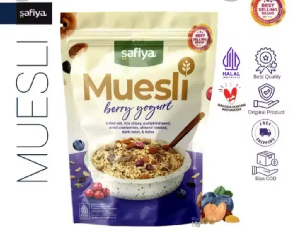 Muesly Berry yogurt 1 kg
