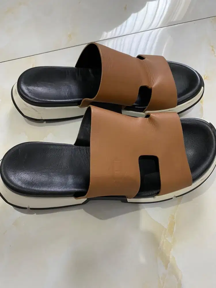 sandal hermes original 90% good kondision