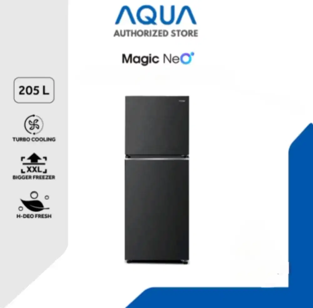 KULKAS 2 PINTU AQUA AQR-DTM265RA