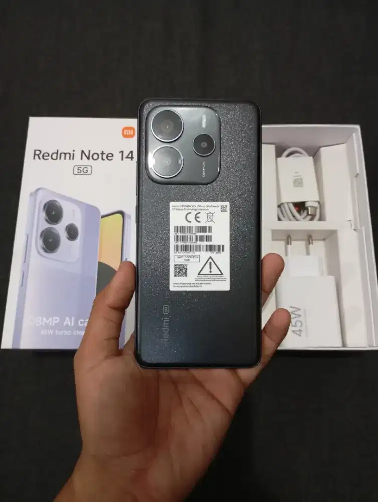 Redmi Note 14 5G 8/256 Fullset No Minus Mulus
