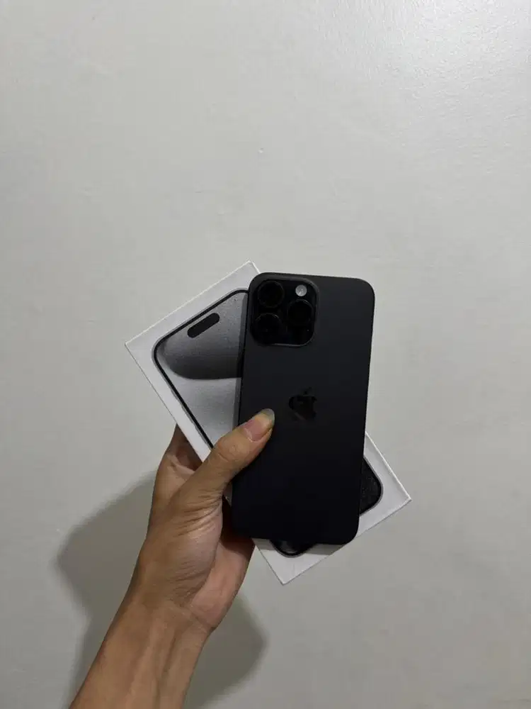 iPhone 15 Promax 256 Black Titanium Fullset Nominus All Operator!