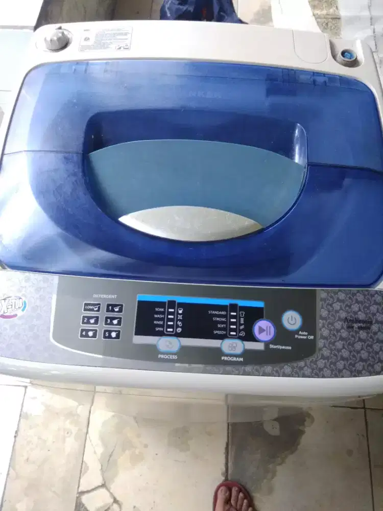 mesin cuci SANKEN type ambrosia AW-S805N