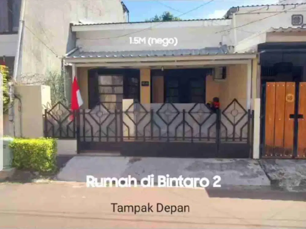 Dijual Murah Bintaro Jaya Sektor 2 Jual Cepat Nego Langsung