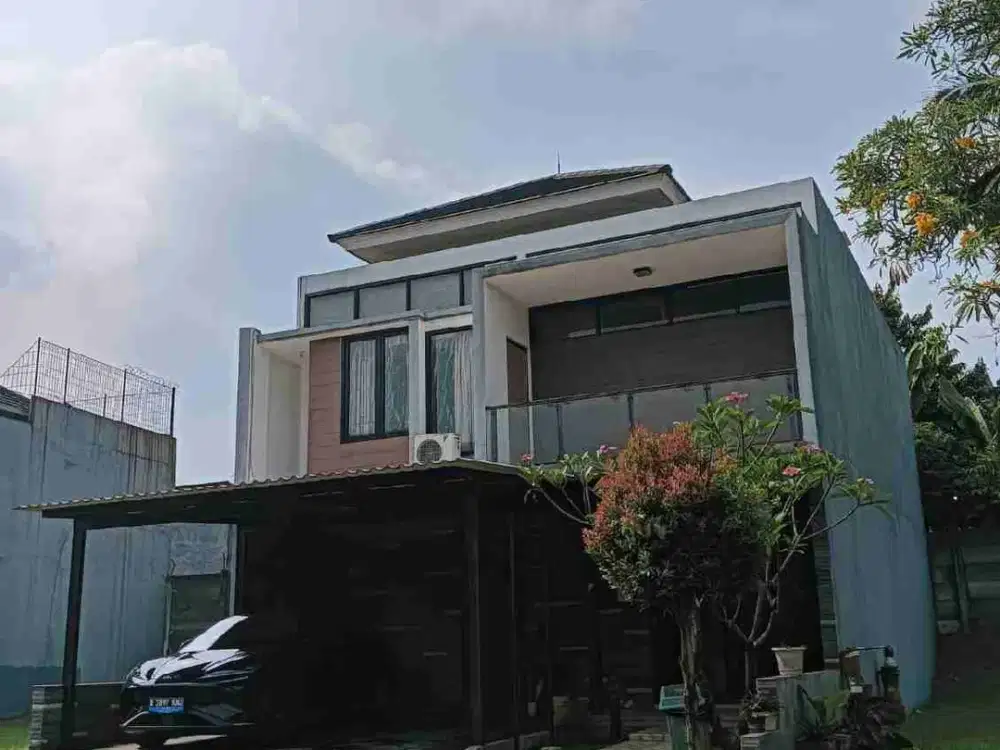 DIJUAL/DISEWAKAN RUMAH RAPI SIAP HUNI VIEW TAMAN DEKAT JOGGING TRACK CITRA GRAN