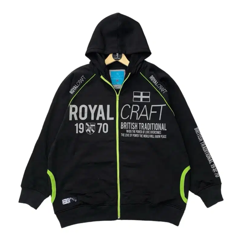 Hoodie Zipper Royal Craft Original UK Barang Bagus Import Asli UK