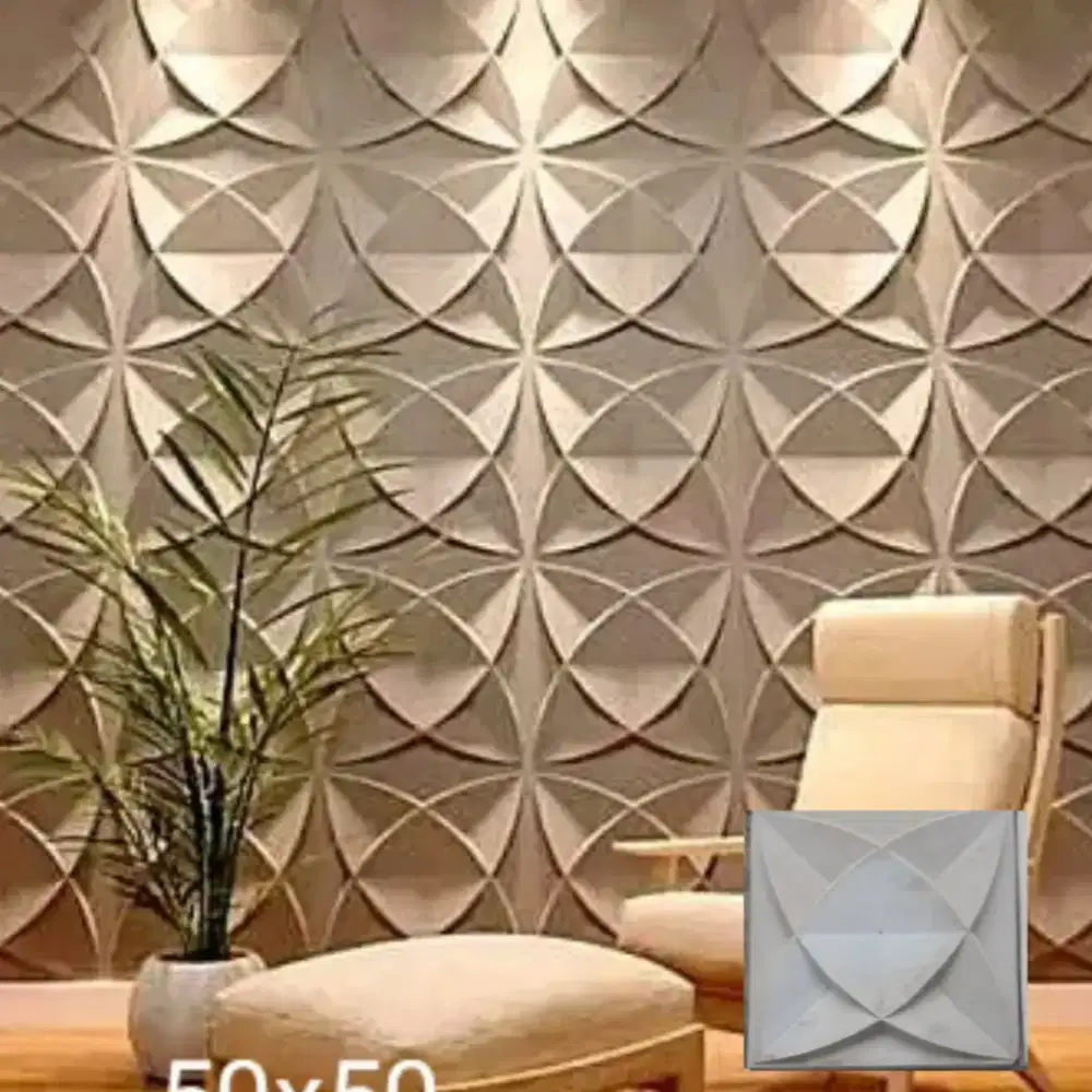 Jual wallpanel  3d beton
