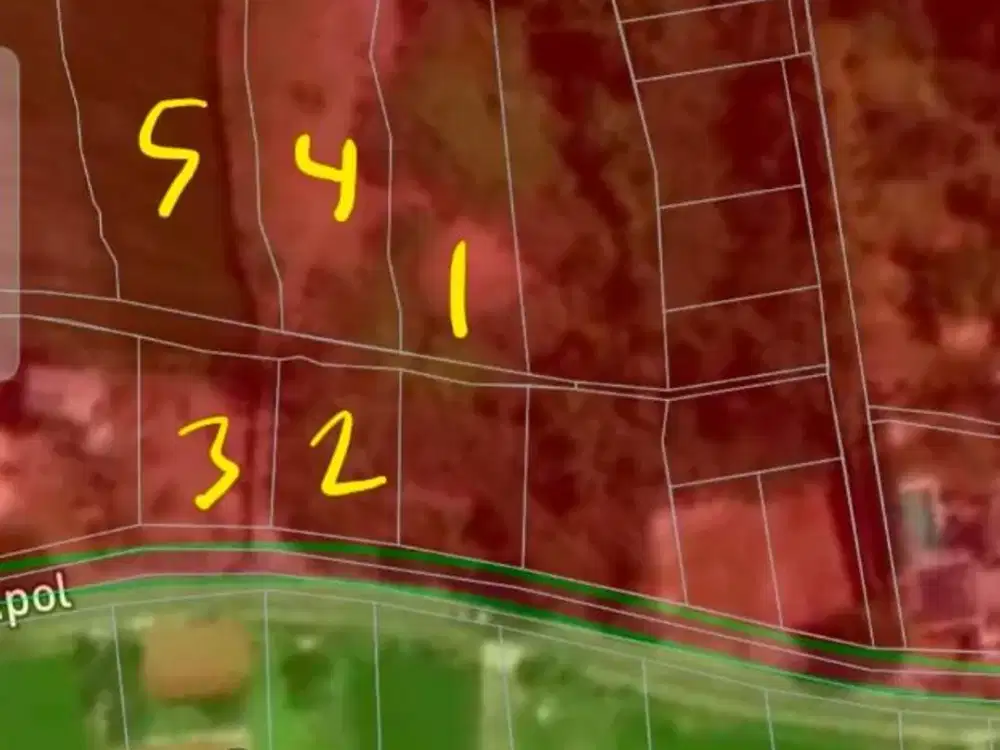 Tanah Komersil 5040m² Pererenan Canggu Potensi Tinggi