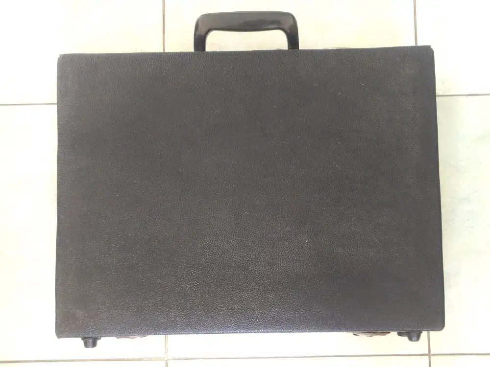 Koper Hitam Dokumen Hardcase Jadul Vintage