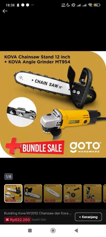 gerinda gergaji mesin merk kova