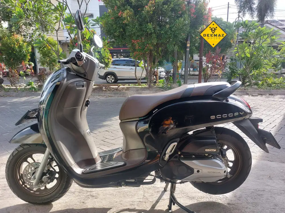 (DP 400)‼️ Plat B TangKot Scoopy Prestige Keyless Hitam 2022