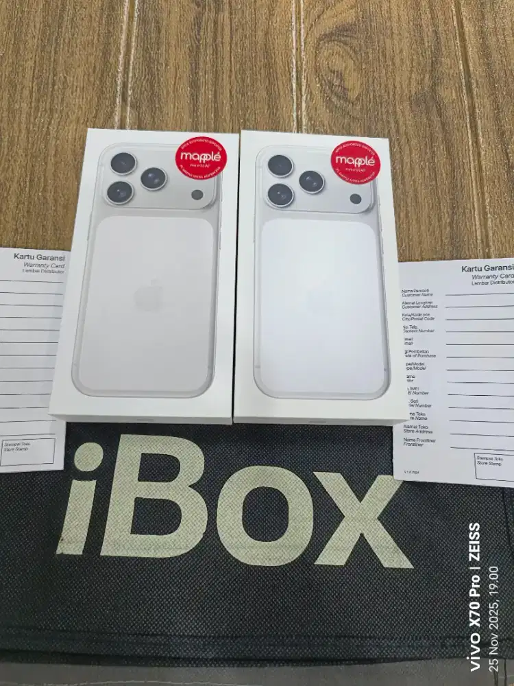 iphone 17 Pro 512gb silver new segel Bnib garansi Resmi iBox 1 Tahun