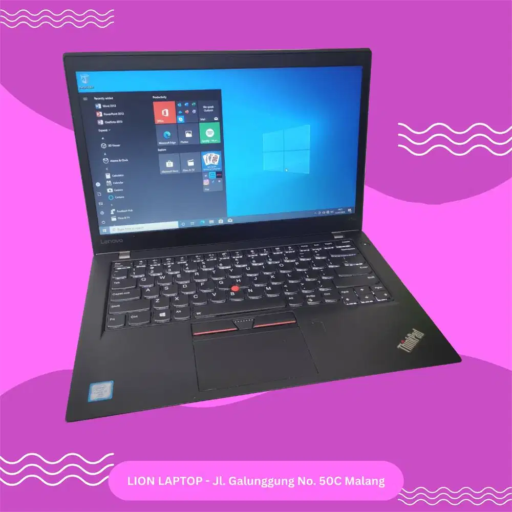 RAM 8GB SSD 256GB Core i7 SLIM Lenovo Thinkpad T470s [25|11]