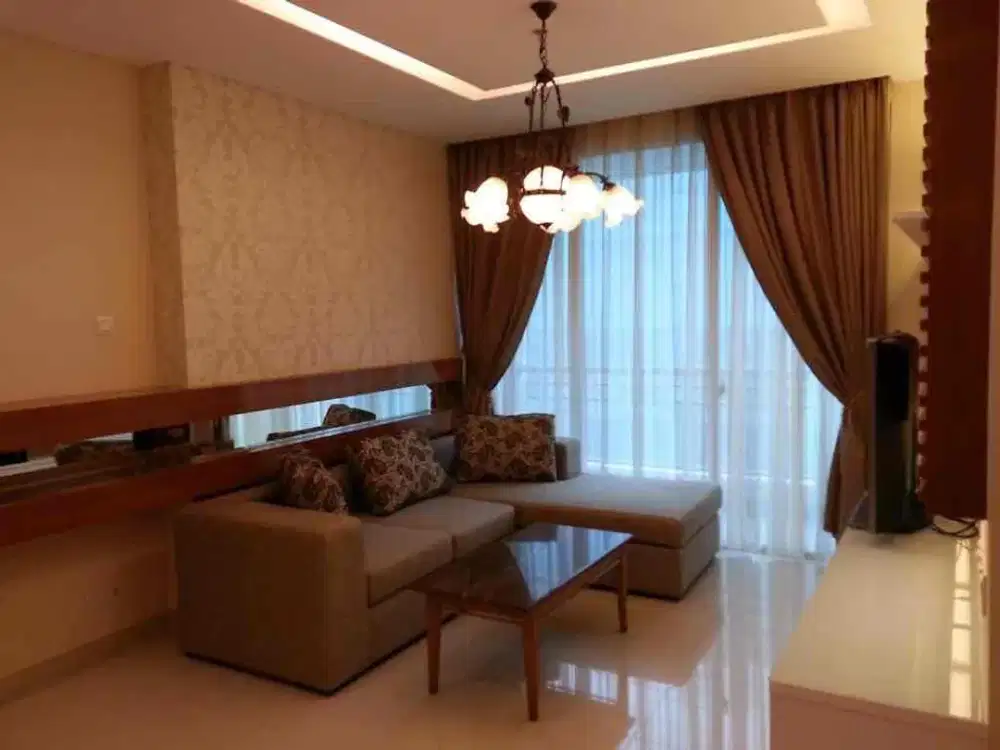 Apartment 2 kamar tidur Full Furnished Di Central Park Tower Adaline