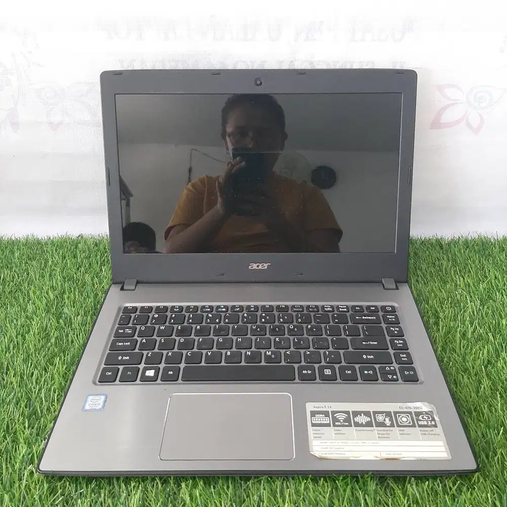 LAPTOP ACER E5-476 CORE I3-7020U RAM 4GB SSD 256GB