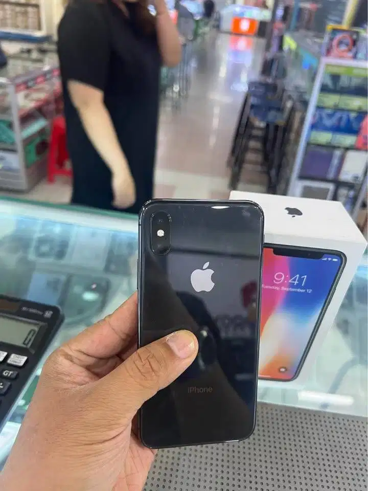 Iphone X 256 IBOX Minus Face ID Off saja