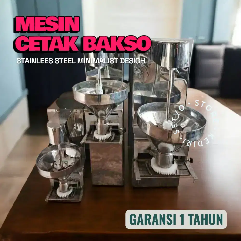Ready Mesin Cetak Bakso Modern Murah dan Praktis