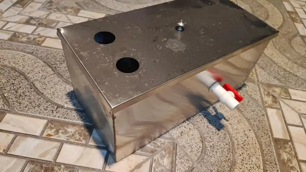 Grease trap stainless uk: 50x25x25cm