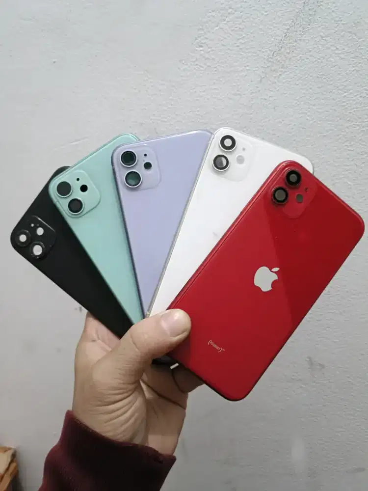 Housing casing backdoor Iphone 11 original cabutan warna lengkap