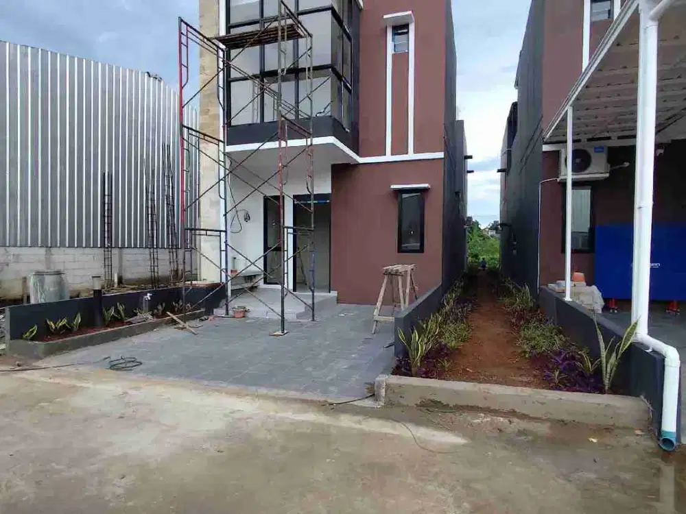 rumah siap huni CIKUNIR samping taman 1 meter free AC