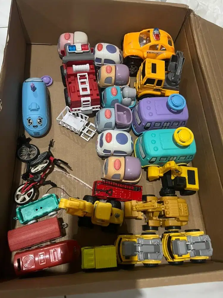 Mainan anak cowok excavator mobil truck