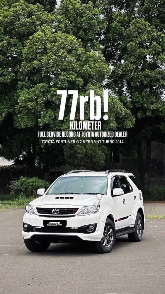 Toyota Fortuner G 2.5 TRD VNT Turbo 2014