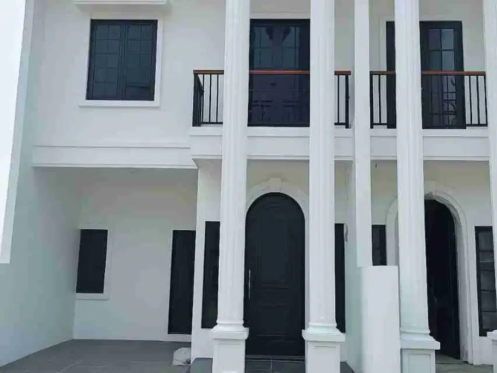 Rumah baru cluster, Pondok Bambu Jakarta . Lokasi Strategis: Pinggir Jalan Raya, Dekat Sekolah, Stasiun KRL, Akses  Tol