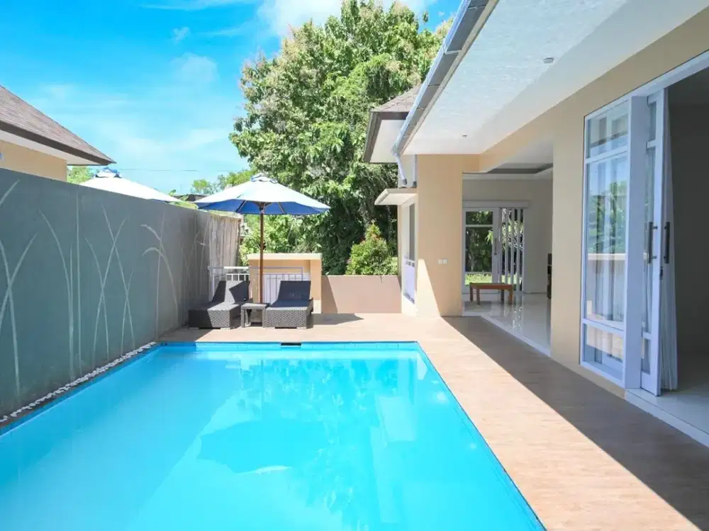 Vila Mewah Tropis Minimalis Dekat Pantai Nusa Dua