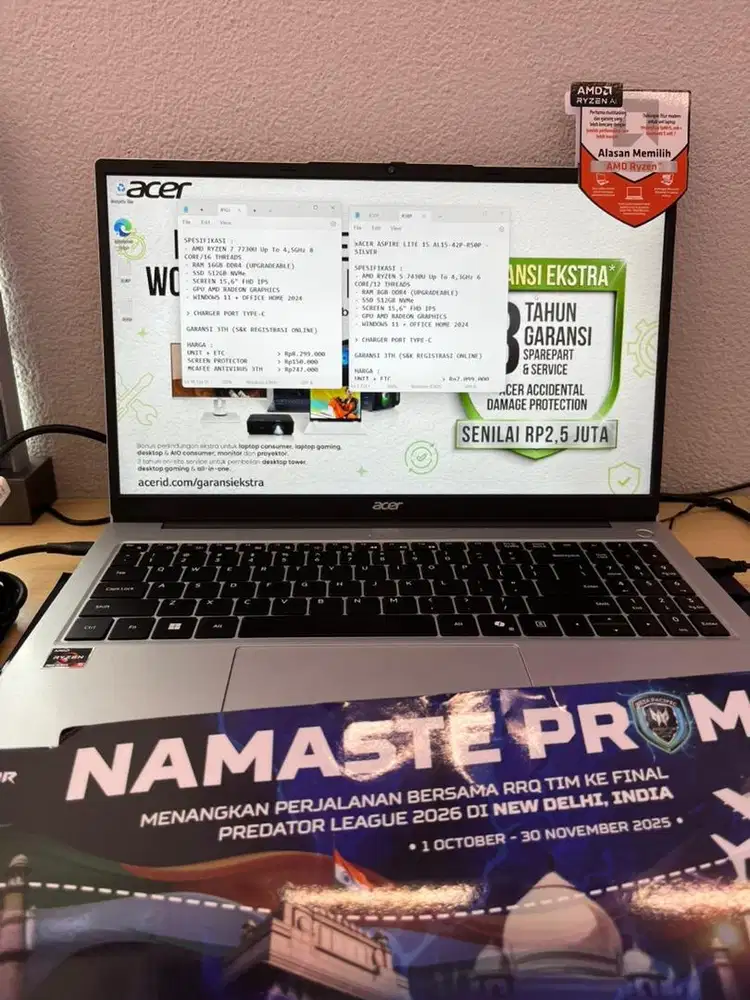 Cicilan laptop cukup ktp