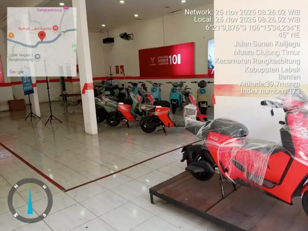 Showroom sepeda dan motor listrik