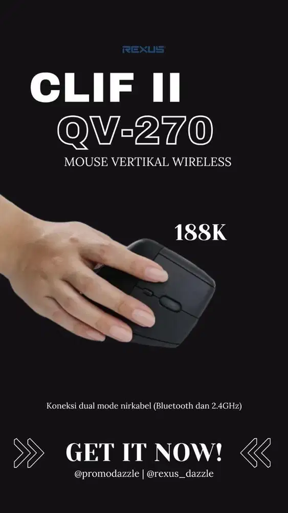 Rexus Vertikal mouse Clif II QV-270