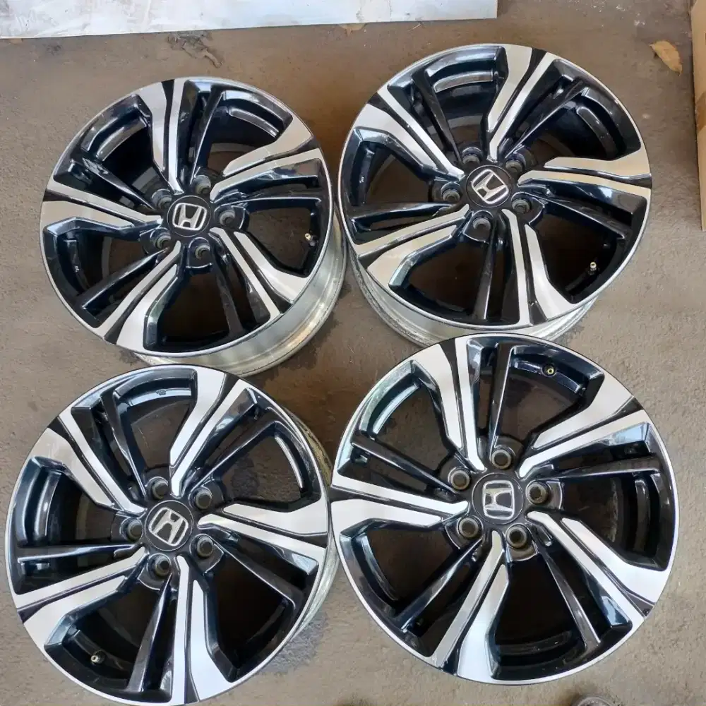 Velg OEM Honda Civic turbo ring 17 pcd 5x114,3 asli Enkei