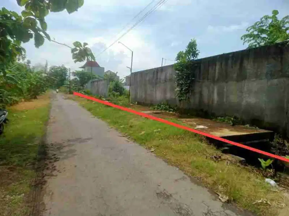 Tanah Pekarangan Luas 2.156m² di Sukoharjo