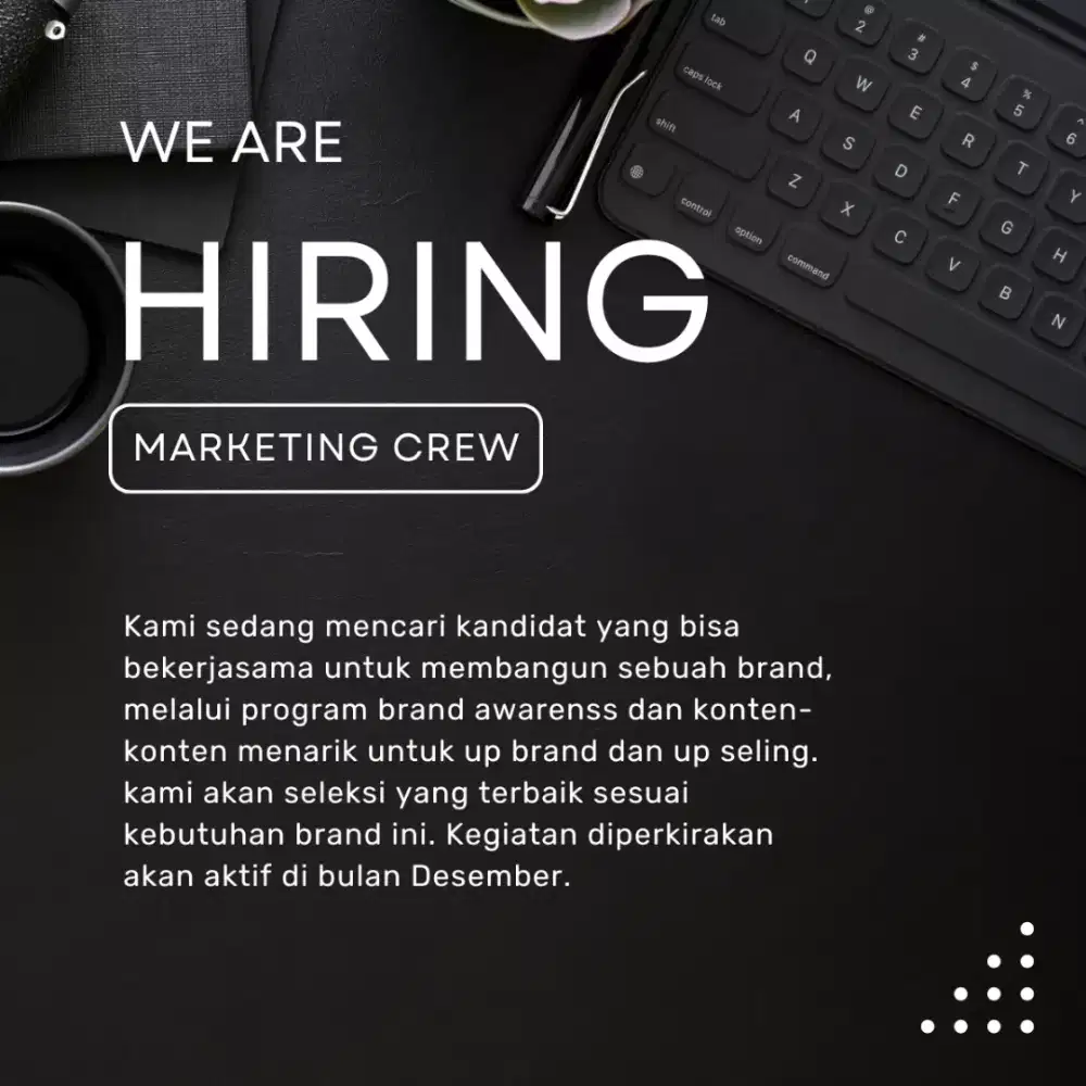 Vacancy (lowongan pekerjaan)