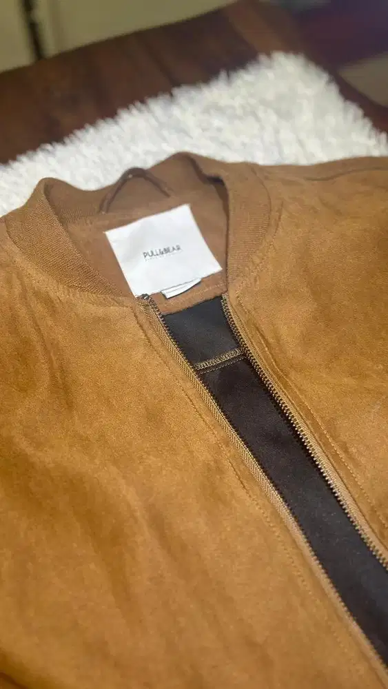 Jaket Preloved Pull&Bear -Warna Coklat Caramel Kondisi Bagus