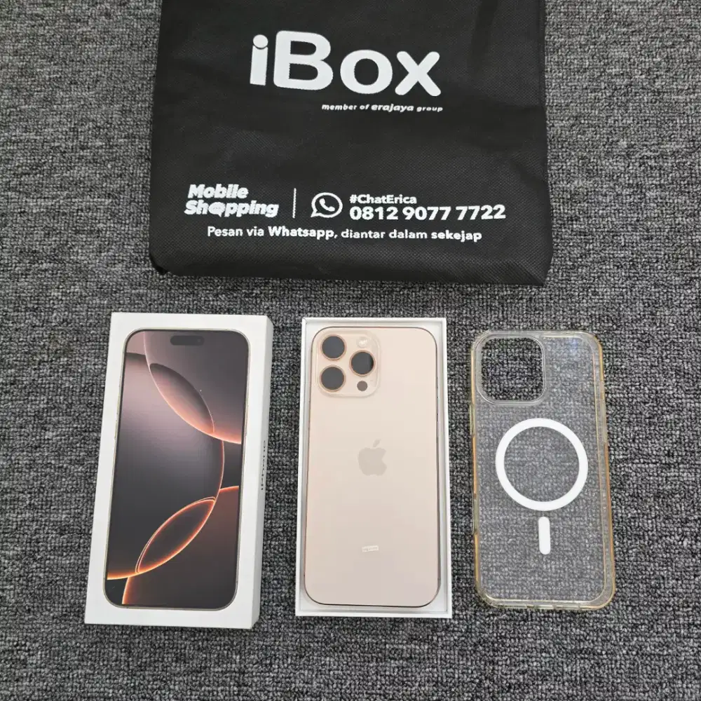 iPhone 16 Pro 256GB iBox garansi panjang seperti baru