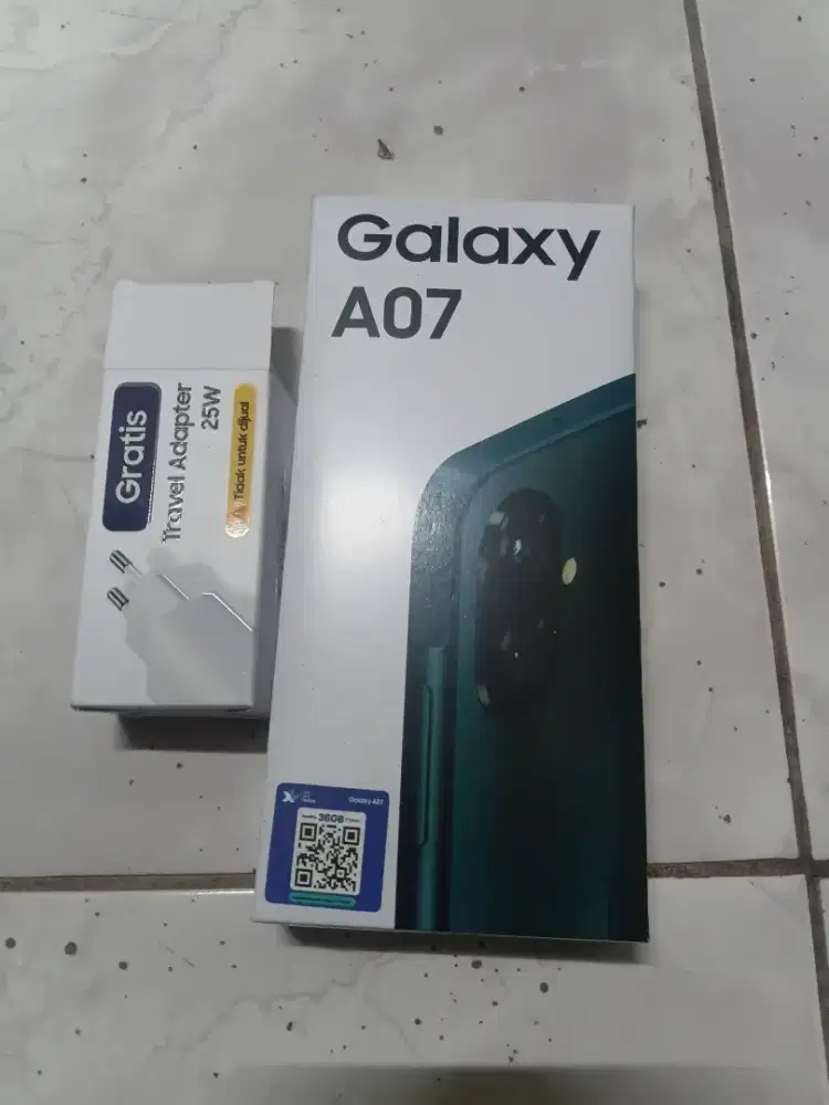 Jual cepat samsung A07 full set / ram 4