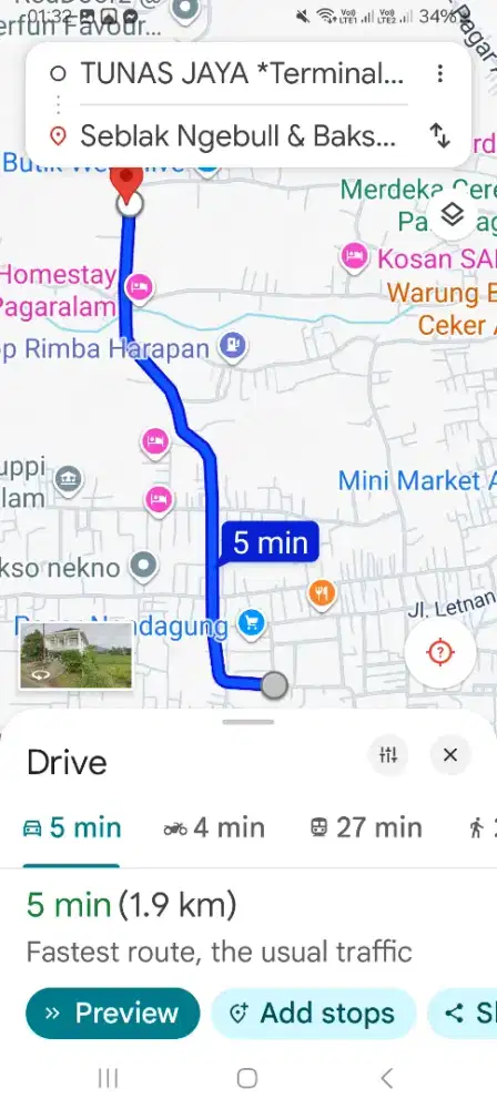 JUAL TANAH DI TANJUNG ARO