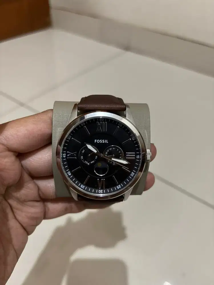 Jam Fossil Ori ( Seri Flynn Brown Leather Watch) - BQM7086