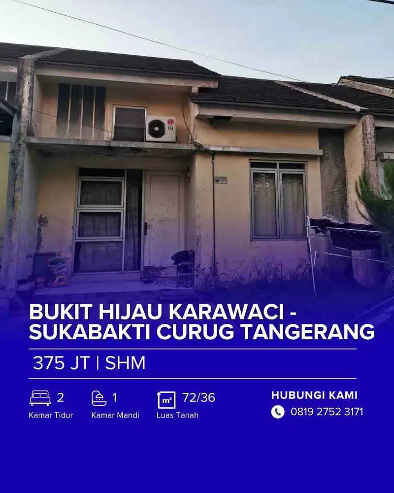 DIJUAL RUMAH DI GRAHA MITRA CITRA PANONGAN TANGERANG - VIA CESSIE