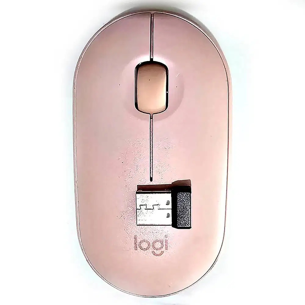 251118B Original Logitech Pebble M350 Rose Pink Ultra Thin Slim Ergono