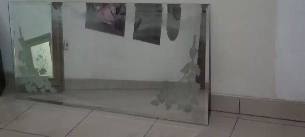 DIJUAL CEPAT CERMIN MOTIF BUNGA