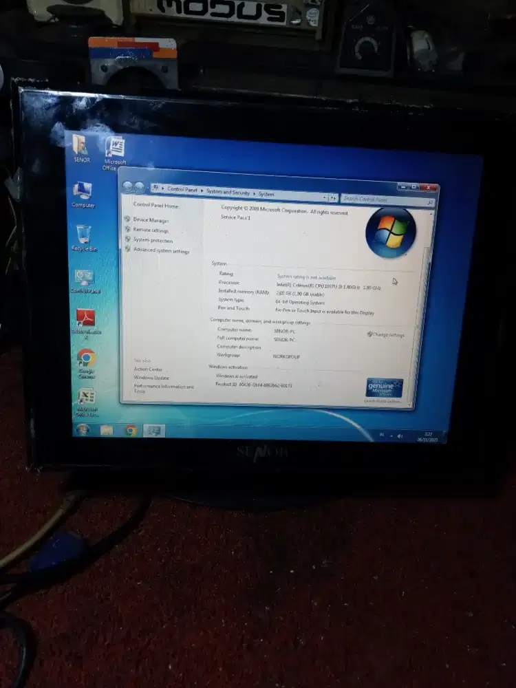 Komputer pos system senor