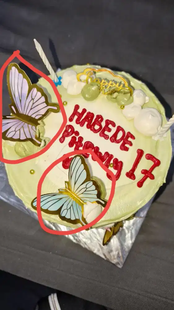 Kesenian kupu-kupu untuk kue -HSC2025