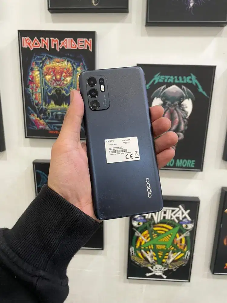 Oppo Reno 6 8/128 Fullset Shadow Tipis