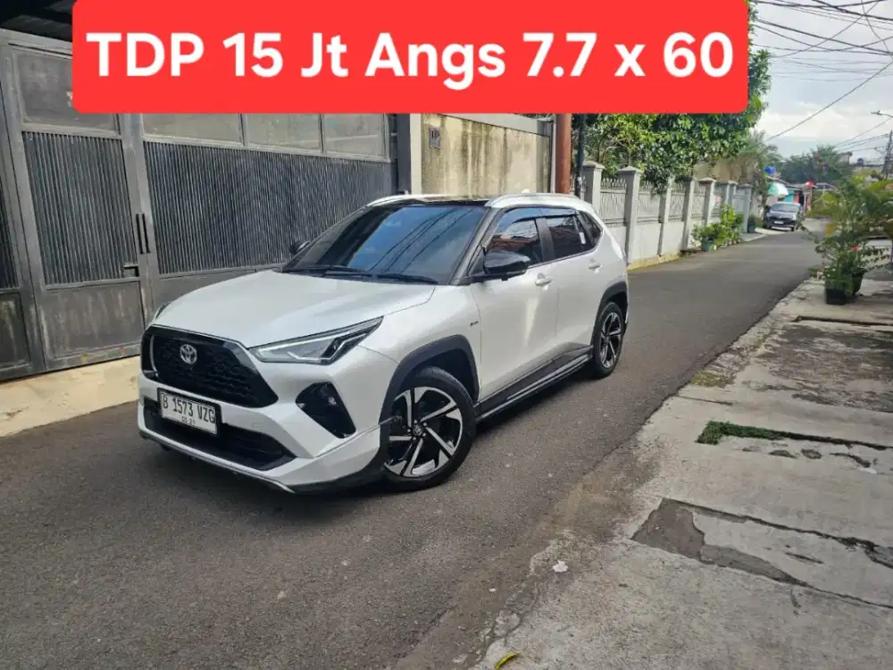TDP 15 Jt Angs Termurah Yaris Cross Hybrid GR TSS 2023 Matic Putih