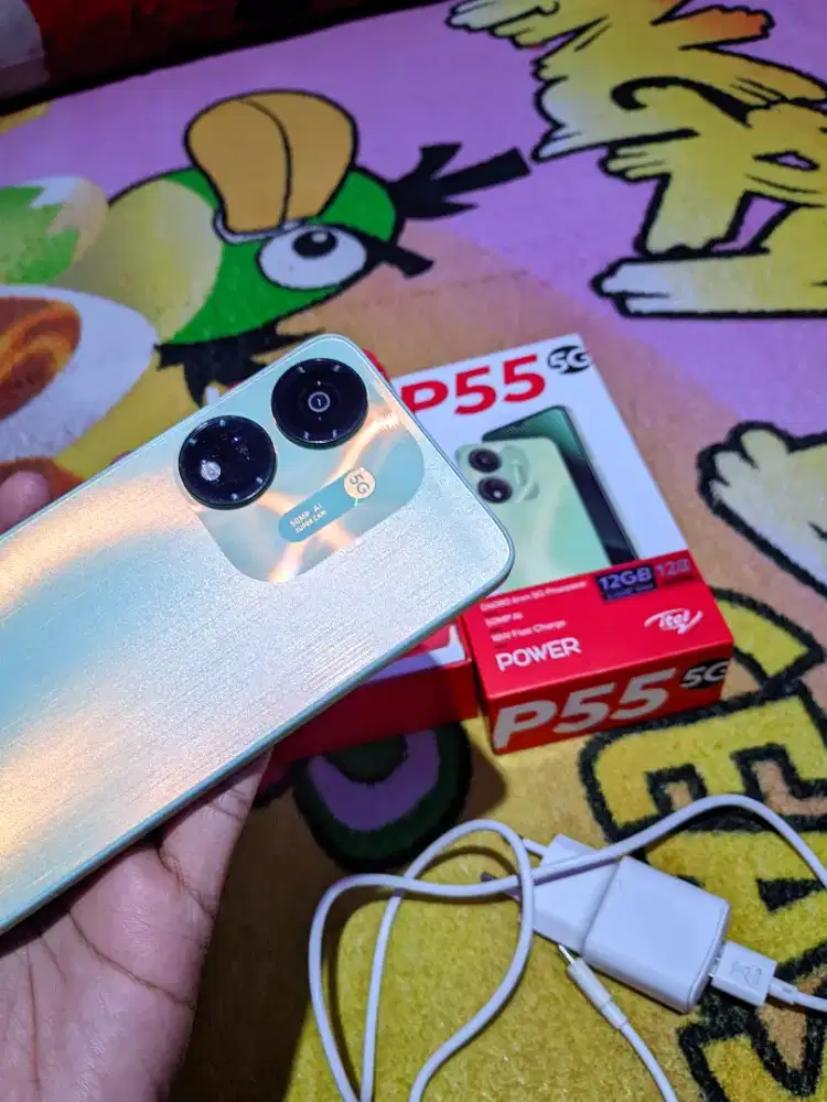 Itel P55 5G RAM 6+6/128 Fullset No minus