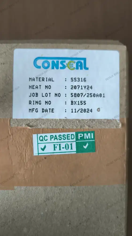 Ring Joint Gasket BX155 316SS