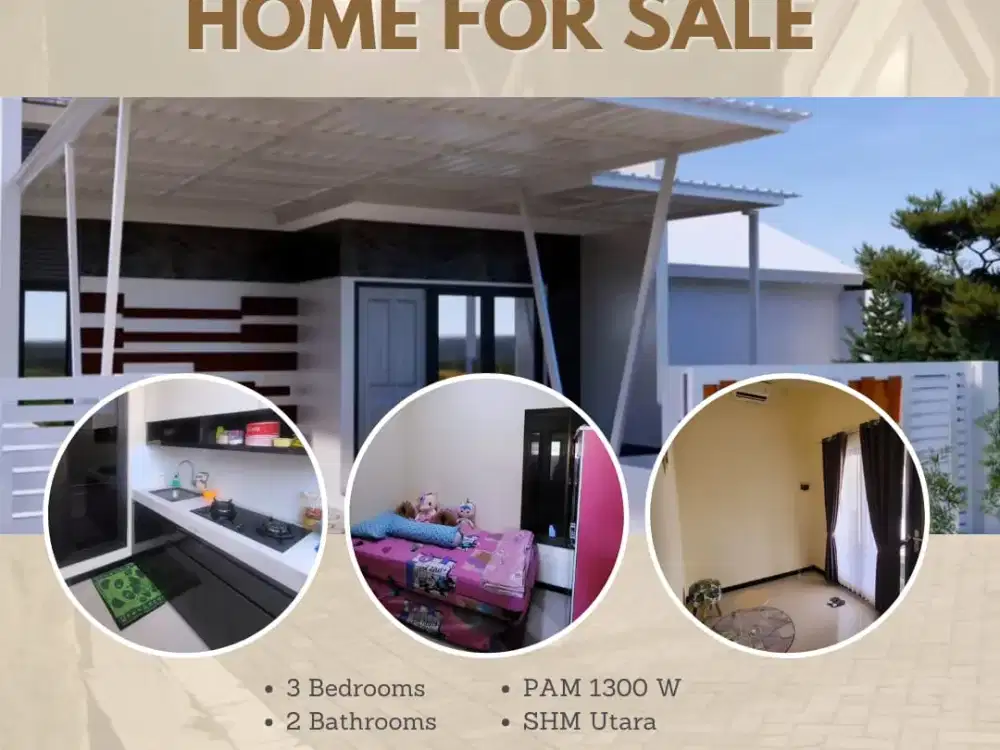 Rumah 2 Lantai Siap Huni Jalan Utama Perumahan View Perbukitan