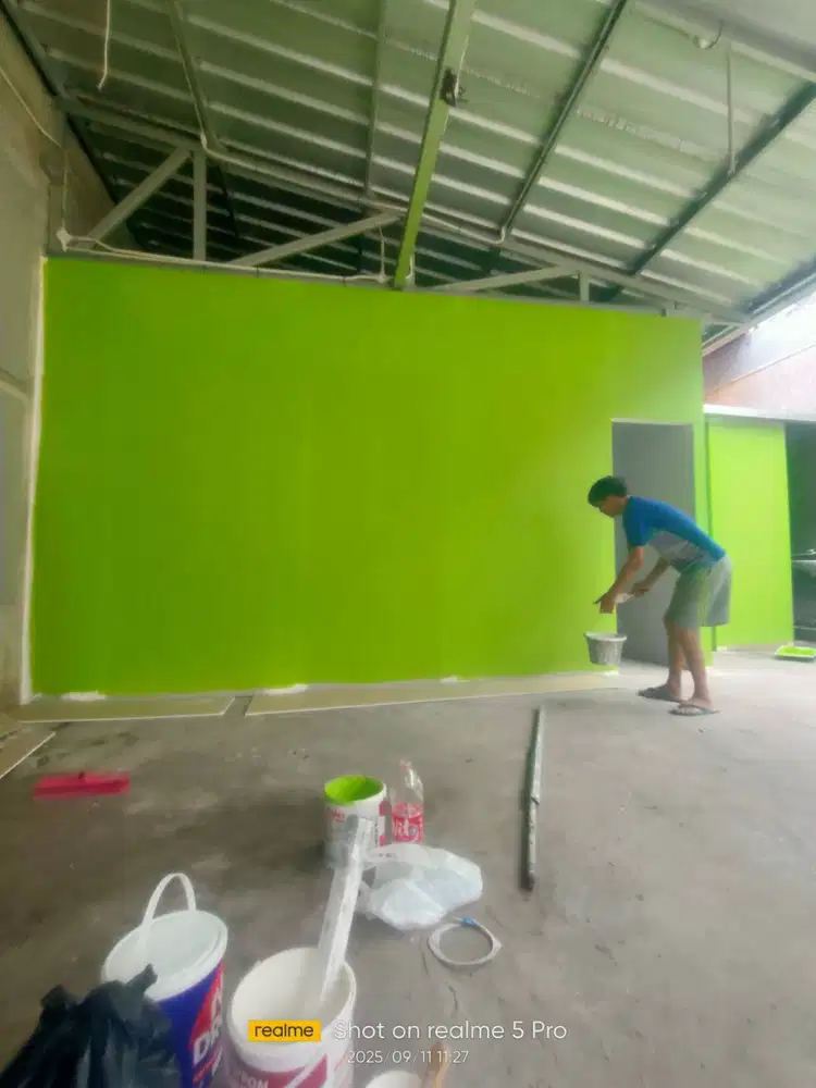 Penyekat ruangan outdoor dan indoor dari gypsum murah cepat dn efisien