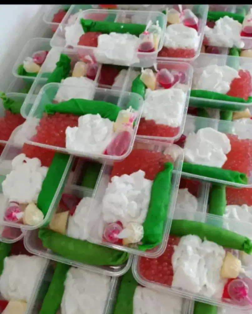 Bubur warna warni homemade